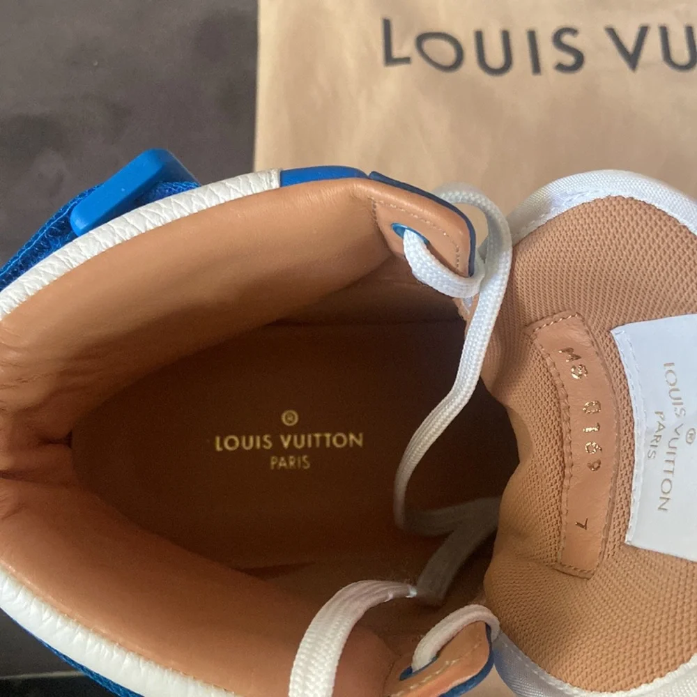 Louis Vuitton Rivoli Men Sneakers blue and white - Picture 6 of 7